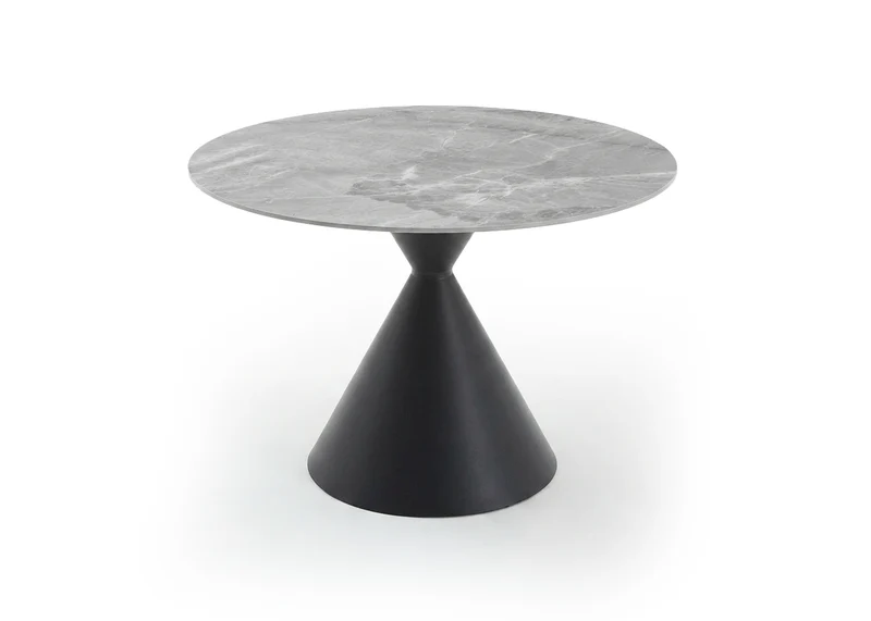 Mesa Redonda de Comedor Alma con Acabado Marmol 120cm