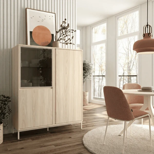 Vitrina Baja Cristal 120cm TIVOLI