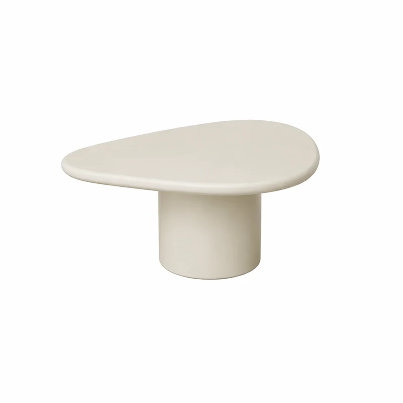 Mesa de centro Tille - 90 cm - StoneSkin - Latte