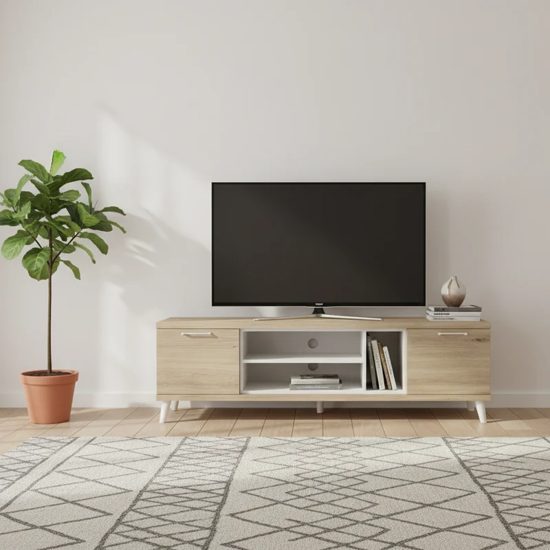 Mueble para TV 2P+Cubo Grande BOLONIA