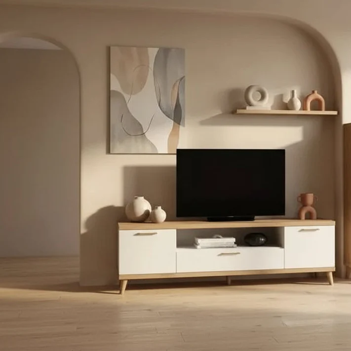 Mueble para TV 1H+1C+2P BOLONIA