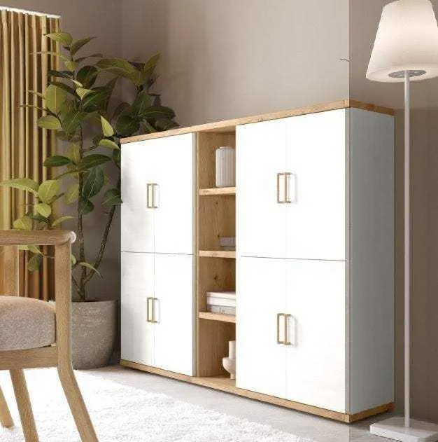 Estantería Librería Baja Salón Comedor BOLONIA