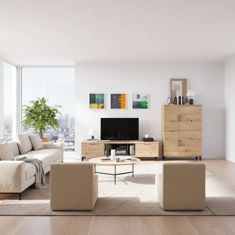 Mueble salón comedor completo BOLONIA ambiente 8