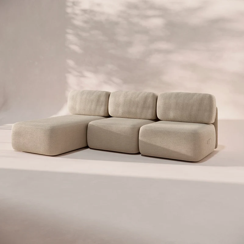 Pummba I - Chaise Longue 4 plazas