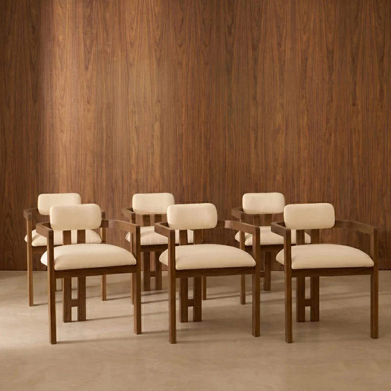 Pack 6 sillas Japan Mocca