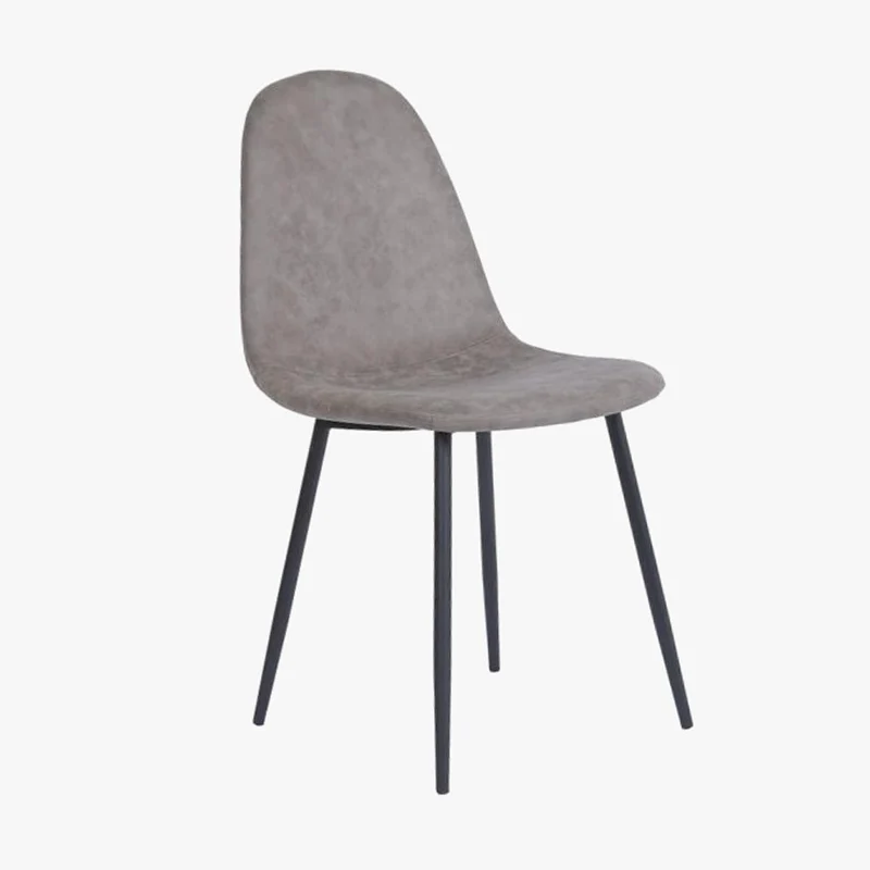 Cadeira com Revestimento Sintético Castanho e Pés Efeito Madeira 44X51X90 EAMES