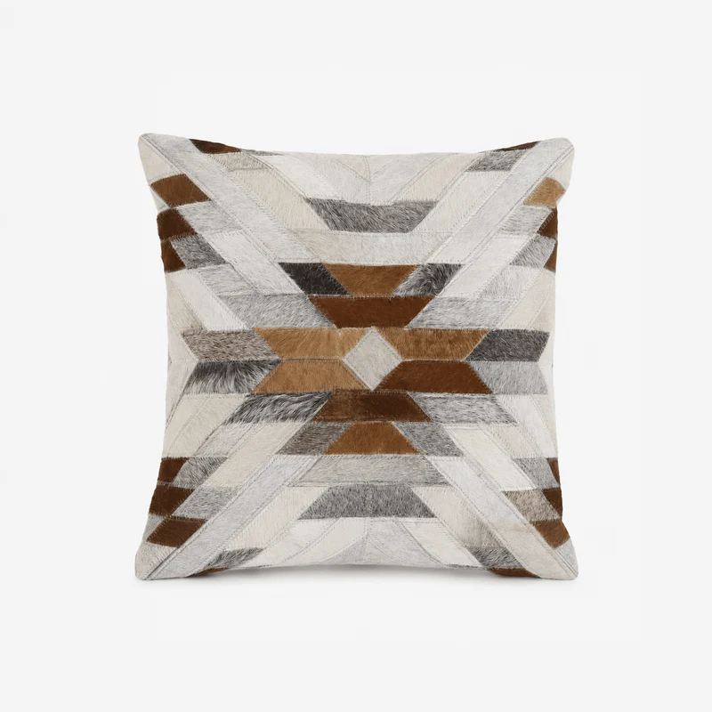 Almofada de Pele Geométrico 40x40 VERVE