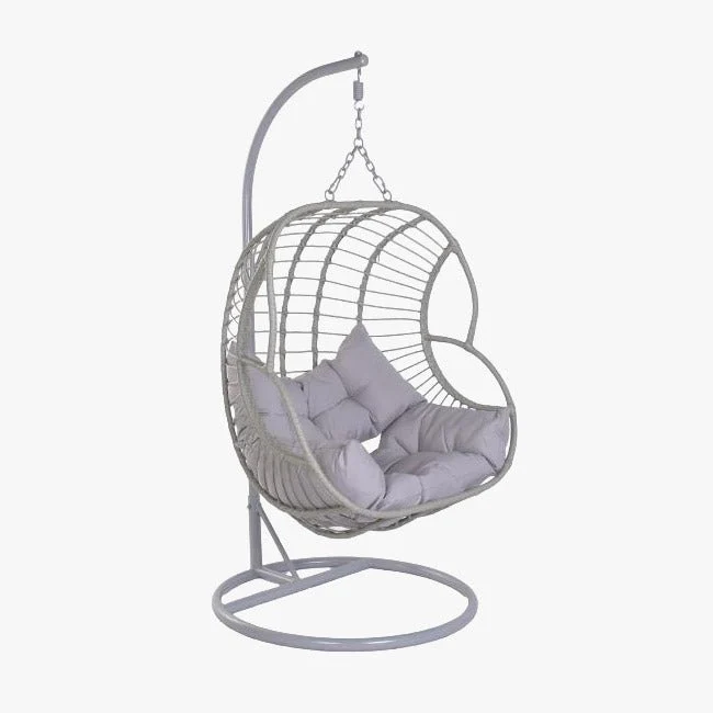 Cadeirão Ball Spring Duplo Cinza 105x105x195 COMPORTA