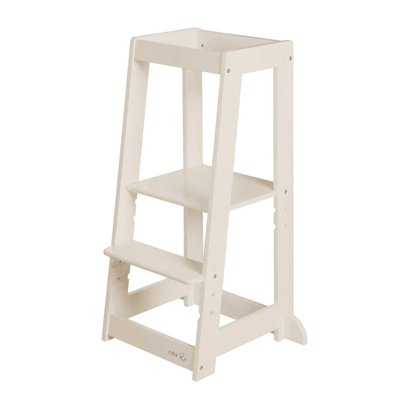 Lernturm 'Monti Step' nach Montessori Prinzip - Höhenverstellbar - Cashmere