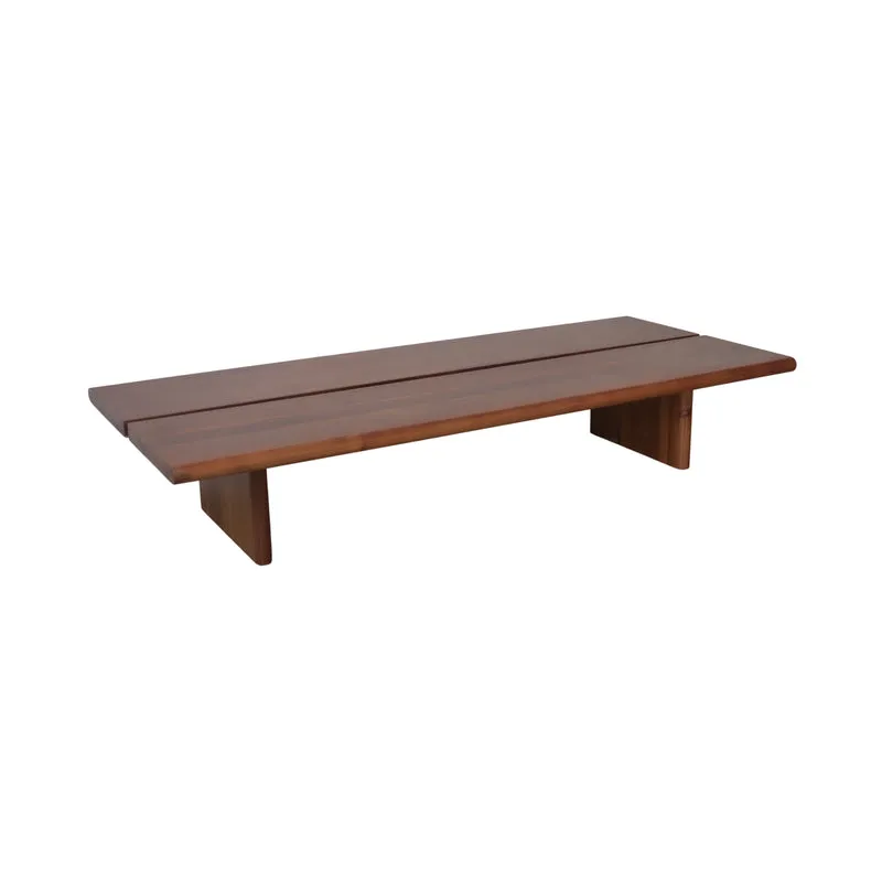 Mesa de centro Arlen - color nogal oscuro - madera de fresno - 160 cm