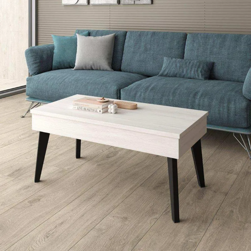 Mesa de Centro elevable patas metálicas mod. COSTANZA