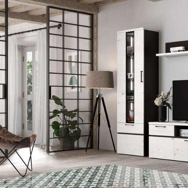 Vitrina salón alta ROMA 60cm