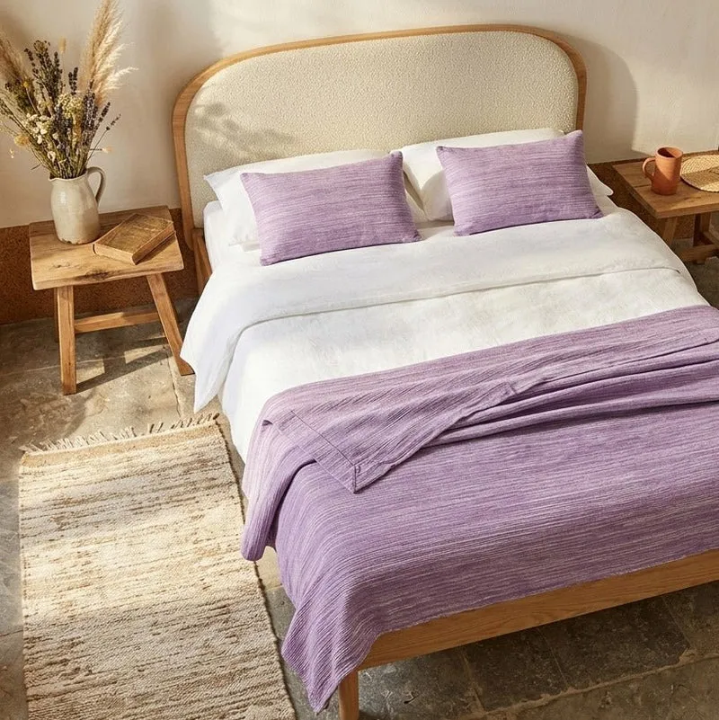 Colcha para Cama Mesclada Violeta e Branco 180x250 SUKI