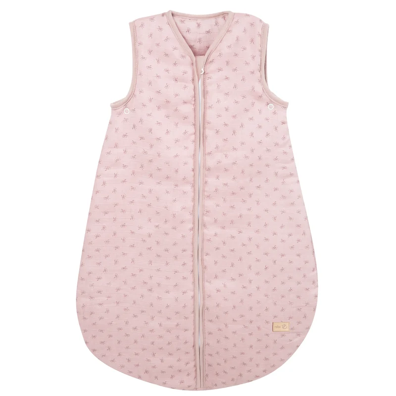 Organic Schlafsack 'Lil Planet' - 70 - 110 cm - Bio-Musselin (GOTS) - Rosa / Mauve