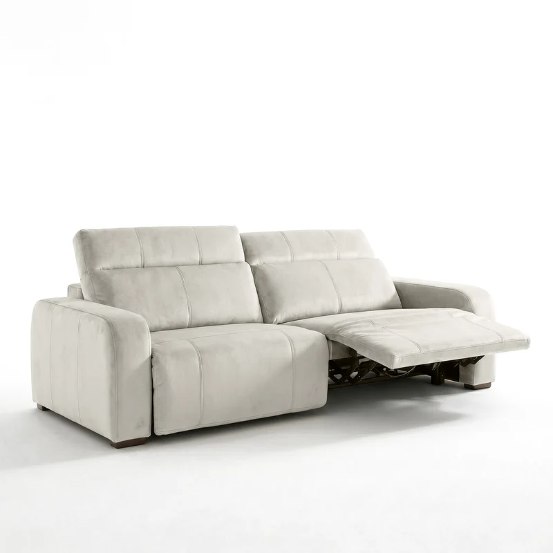 Sofá 2 Cuerpos Trivor Tela Beige - 2.82m a Confección