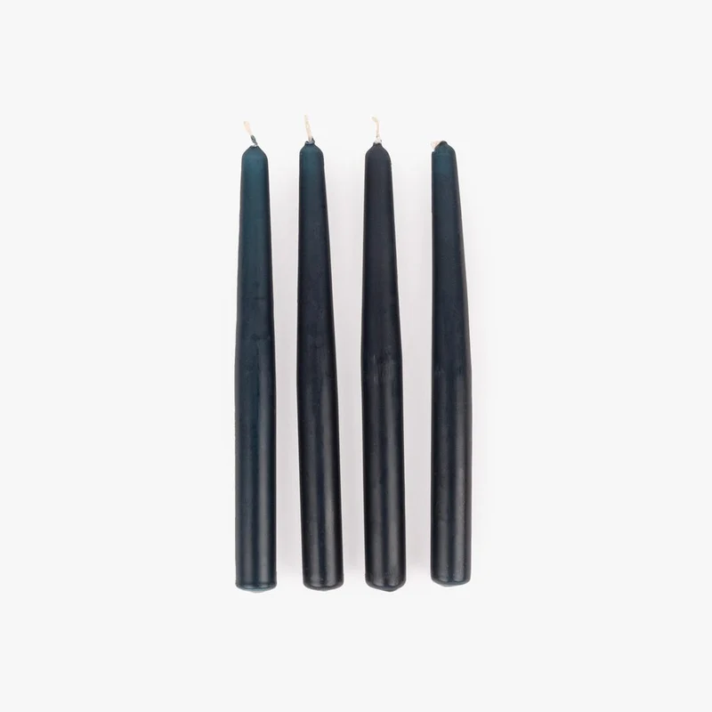 Conjunto de Velas Castiçal Azul Escuro NOX