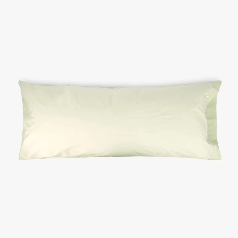 Fronha Almofada de Dormir Algodão Percal Verde 45x100 SAMOA