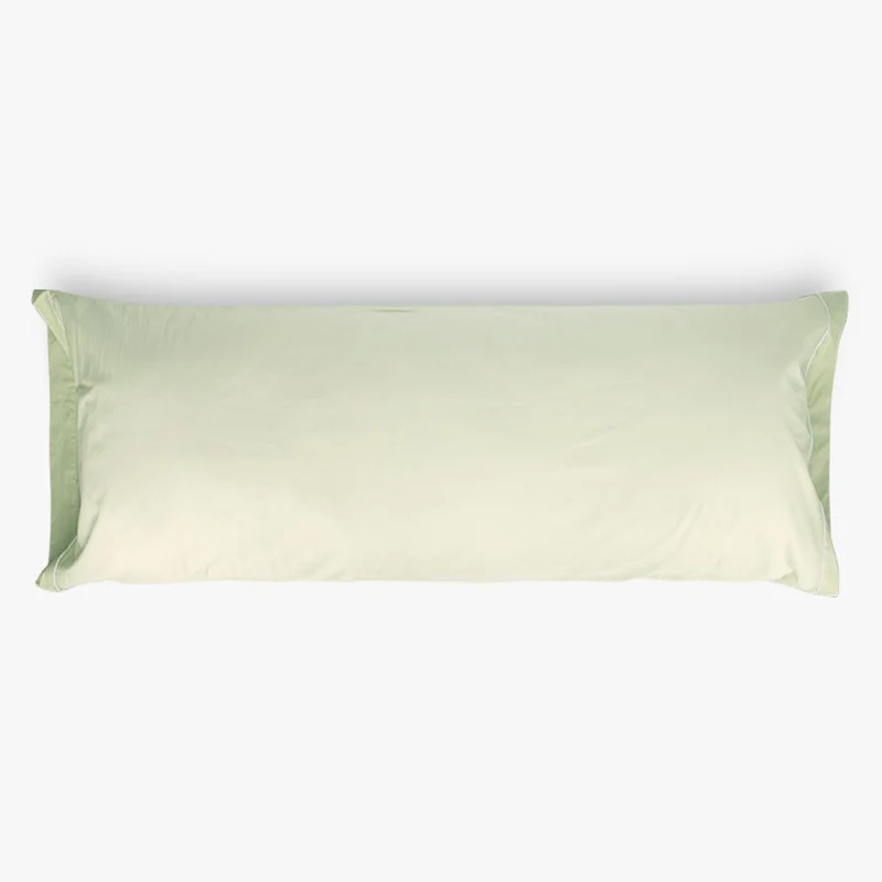 Fronha Almofada de Dormir Algodão Percal Verde 45x155 SAMOA