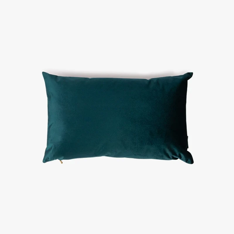 Capa de Almofada de Veludo Verde Escuro PALACE