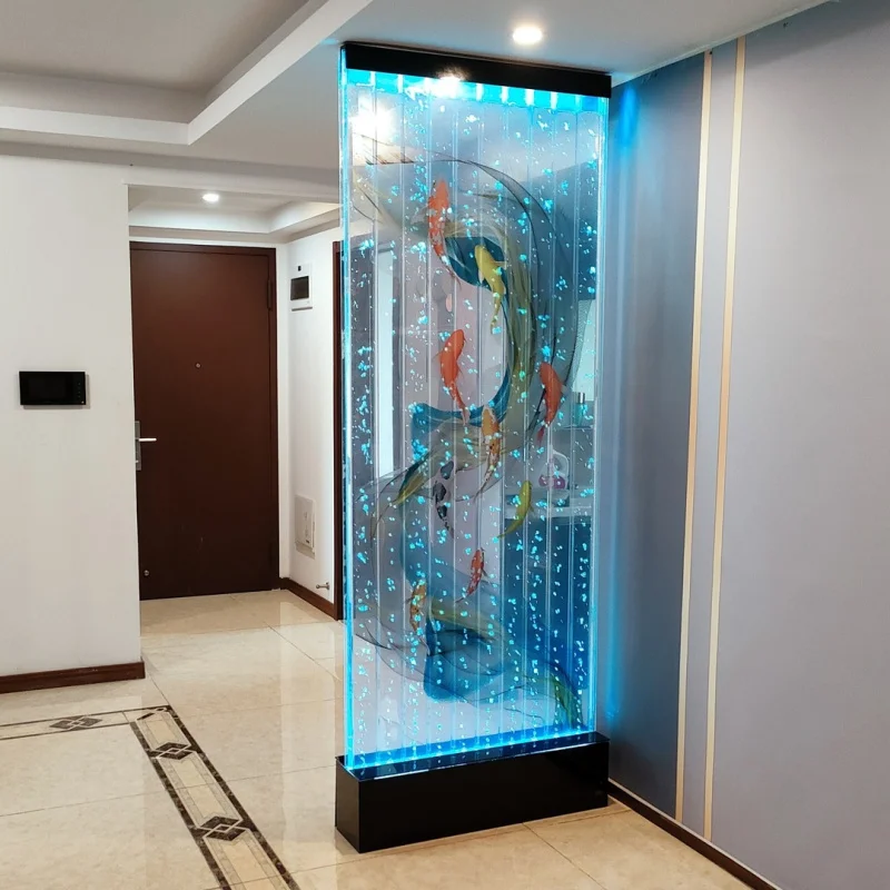 Modern LED Bubble Wall Fountain Interior Waterfall