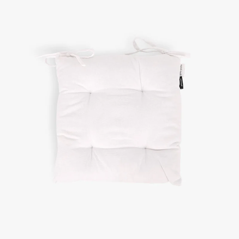 Almofada para Cadeira Algodão Branco 4EVERYDAY