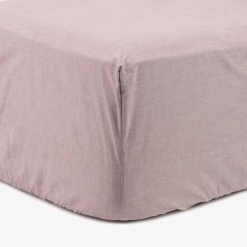 Lençol ajustustável algodão bege - Cama (80x200+30) GRÀCIA