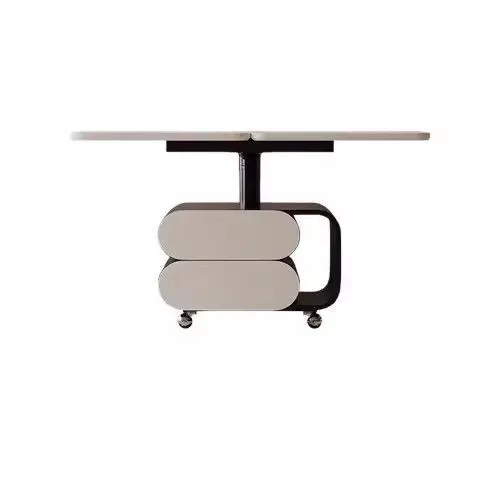 Modern Nordic Height Adjustable Hidden Drawers Coffee Table
