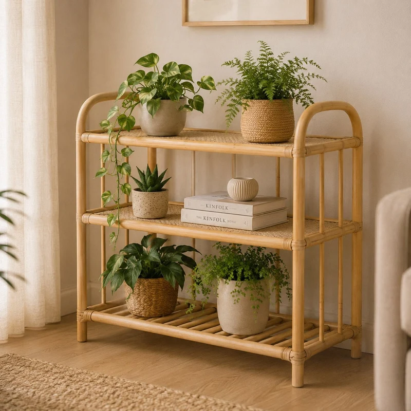Estante Rattan Natural PARATY