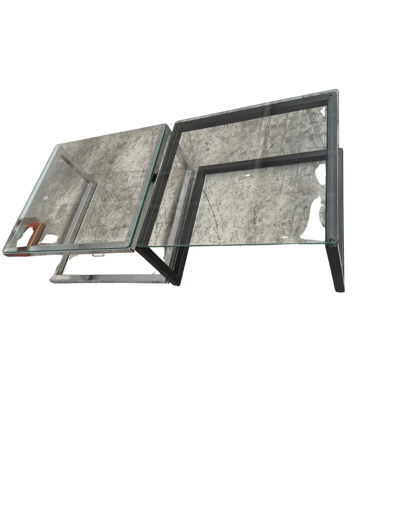 MESA DE CENTRO LUMI L GRIS