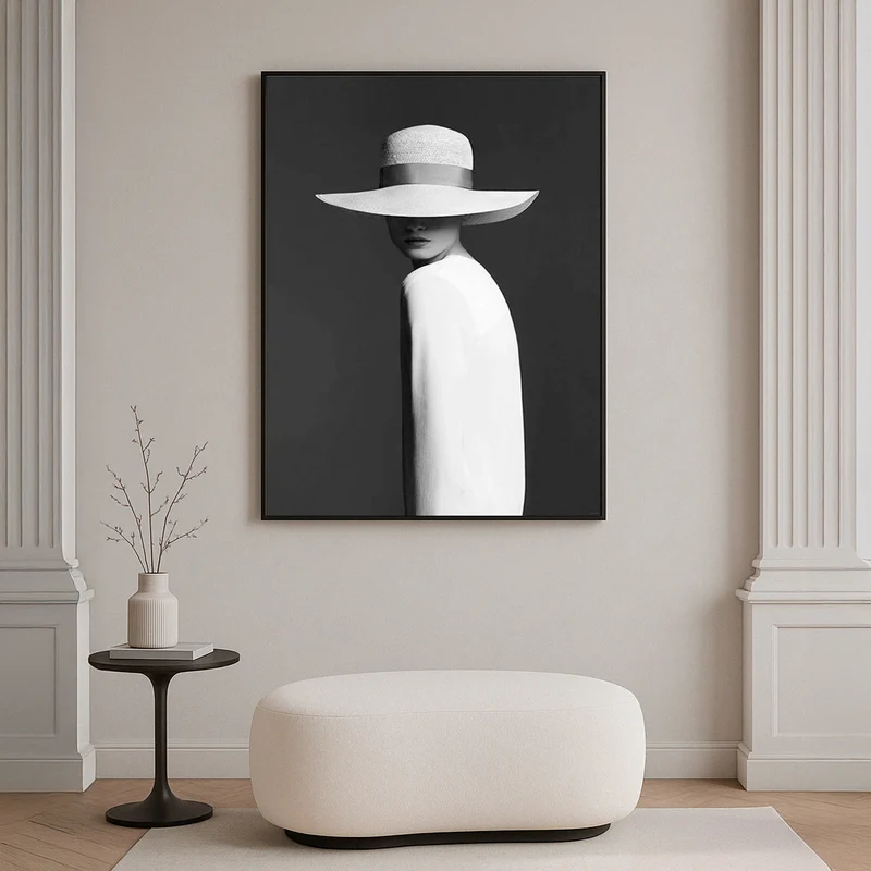 Cuadro Decorativo Vestido Blanco