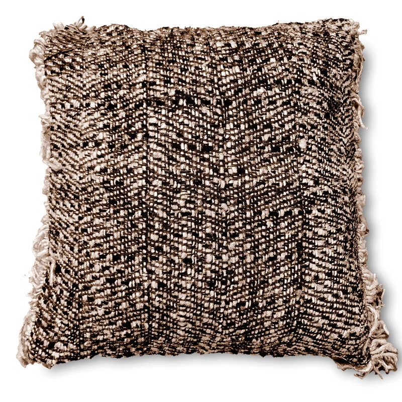 Funda de Cojin Flecos Cobre