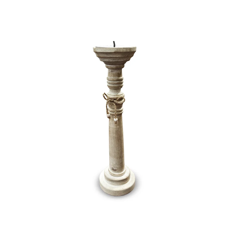 Candelabro De Madera Grande