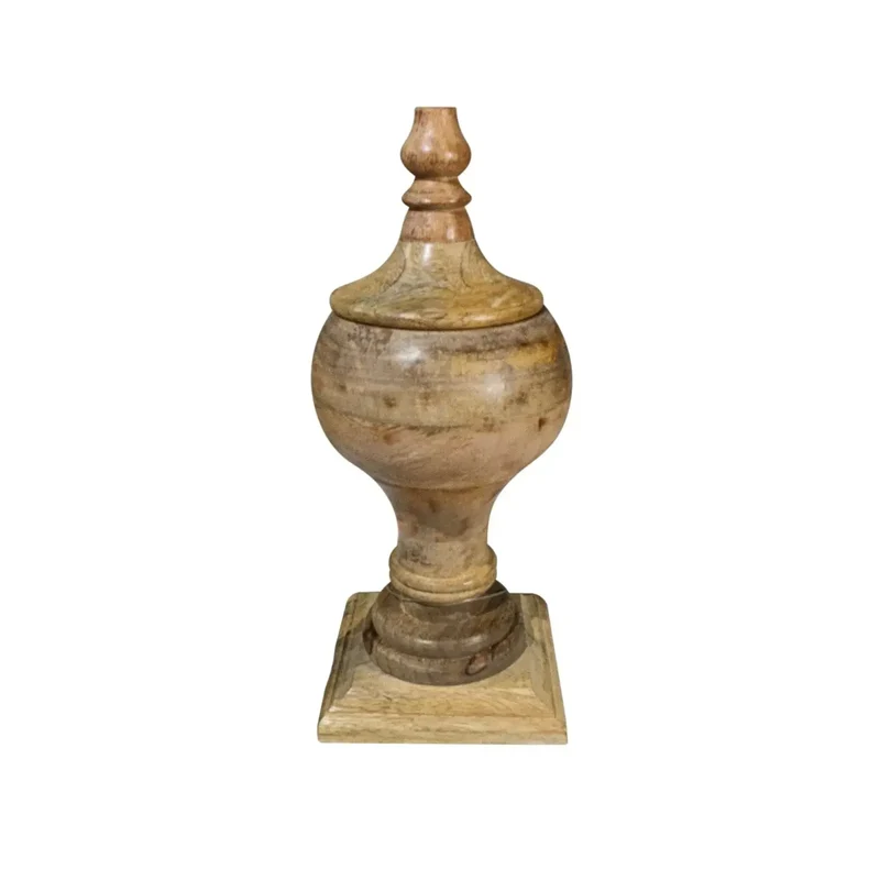 Escultura Caliz De Madera