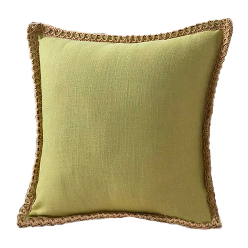 Funda de Cojin Country Oliva Stock