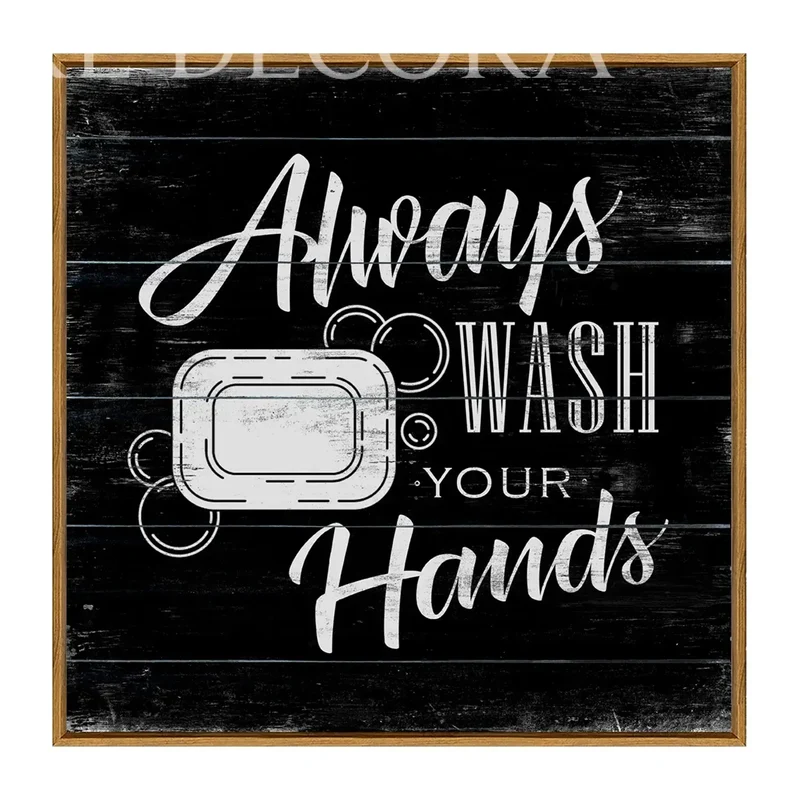 Cuadro Always Wash Your Hands