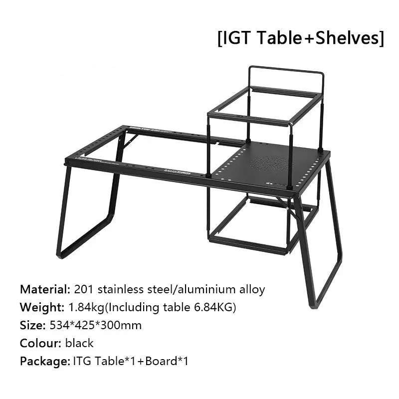 Carbon Steel Folding Multifunctional Easy Camping Table