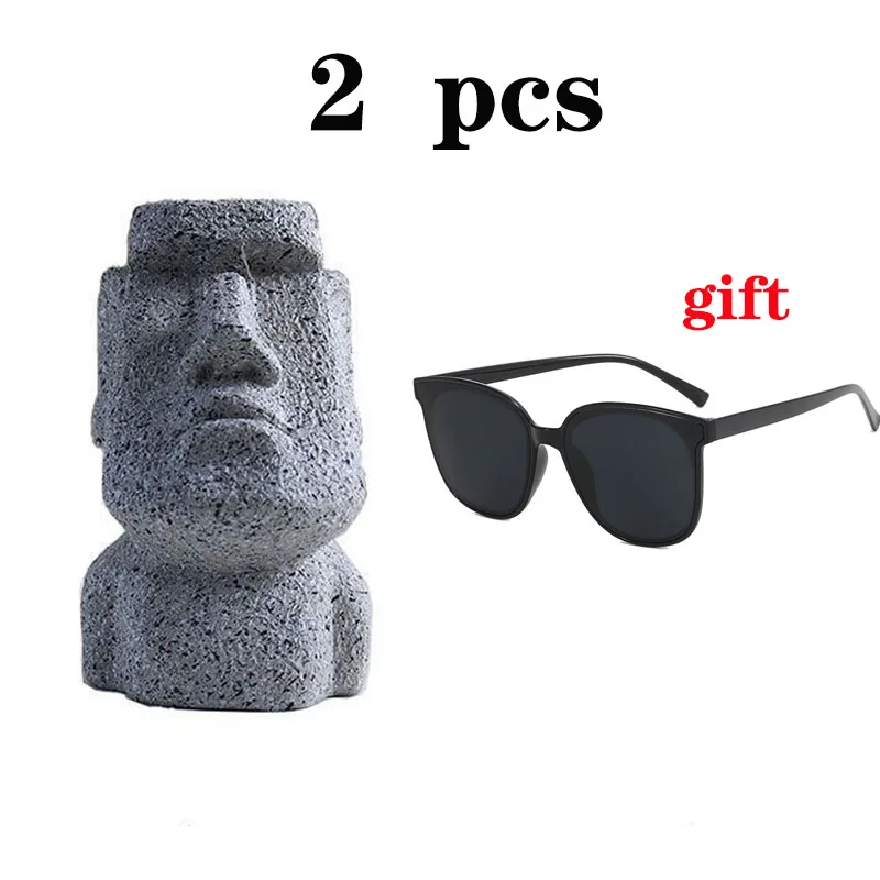Stone Face Eyeglass Holder Stand