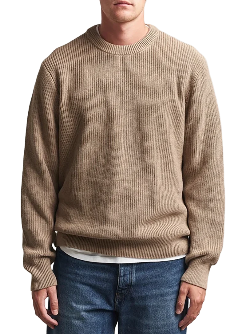 Jersey Rib Crewneck