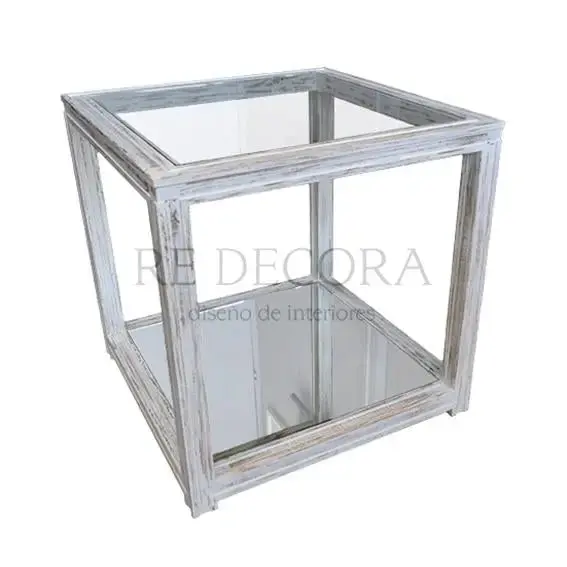 Mesa Lateral Clásica Blanca