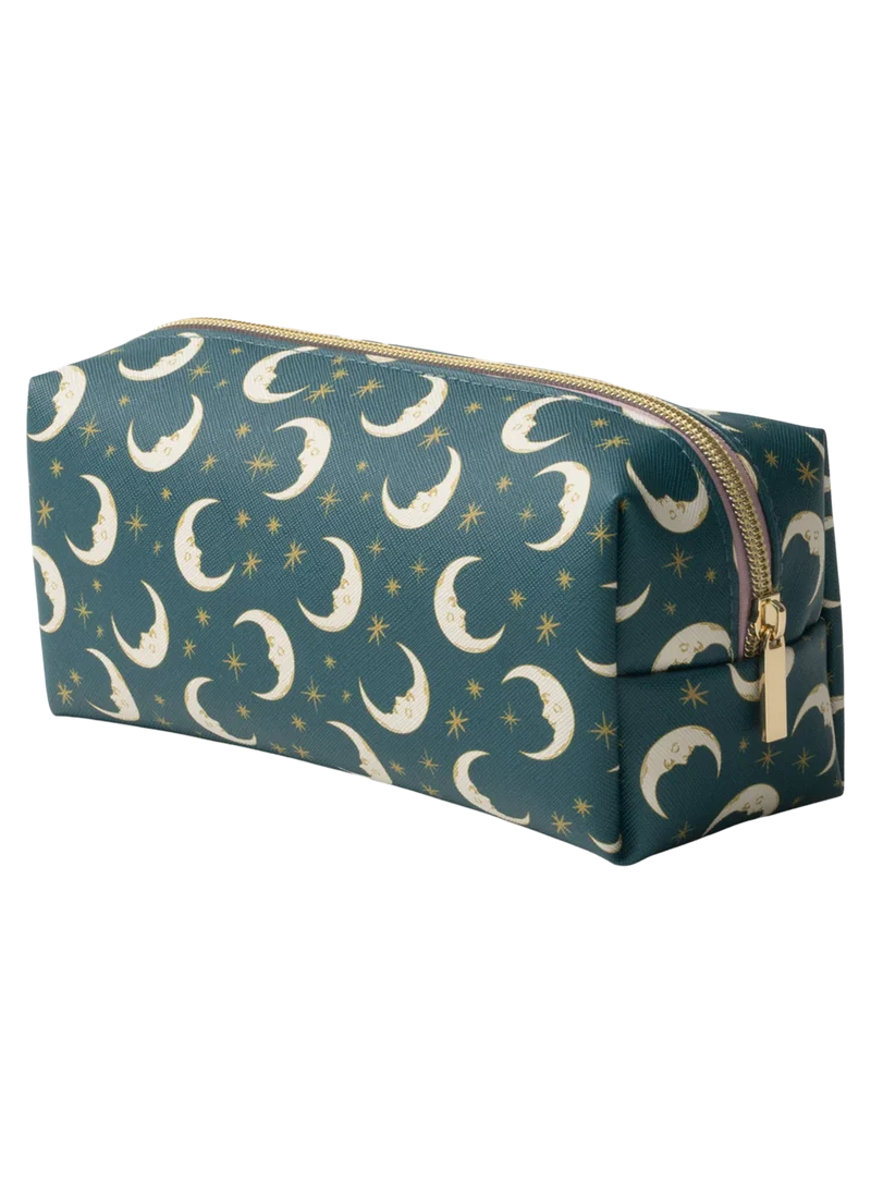 Bolsa De Cuero Vegano - Luna Verde Azulado