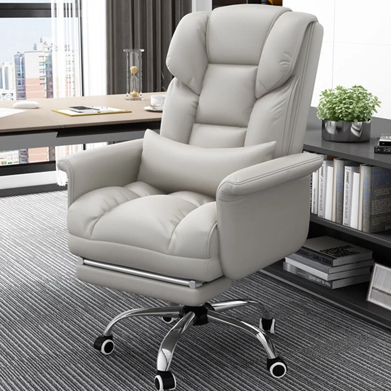 Office Comfort Adjustable Leather Comfy Chair