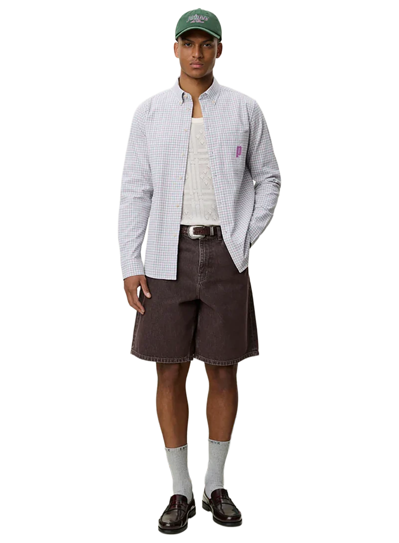 Camisa Prince Seersucker Check