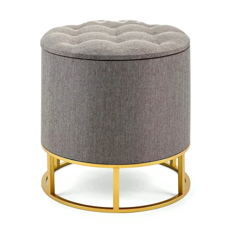 Pouff Piper Gray Ottoman