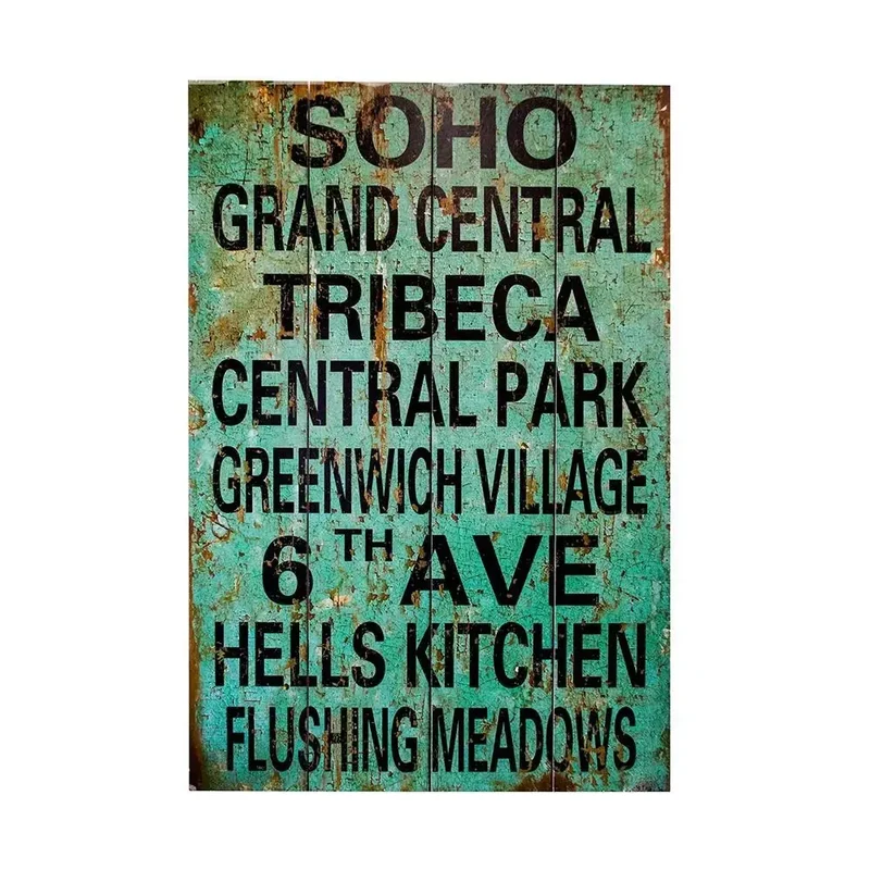 Cuadro Letrero SoHo Madera