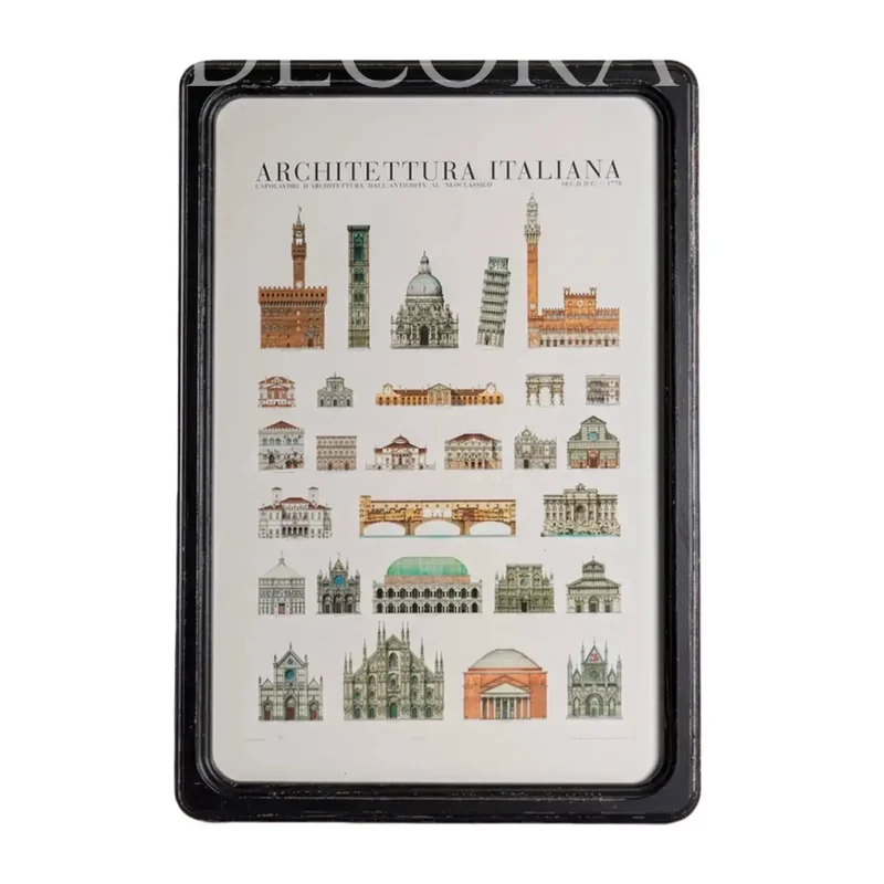 Cuadro de Arquitectura Italiana