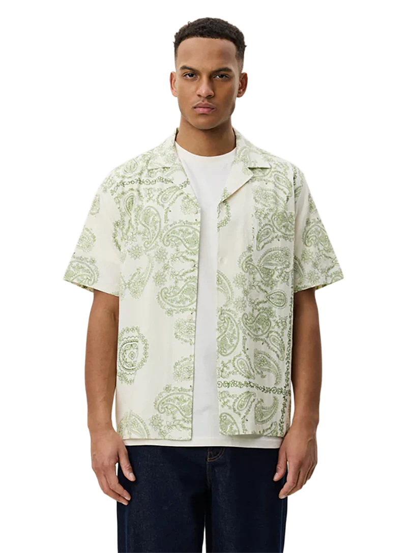 Camisa Paisley Aop Ss
