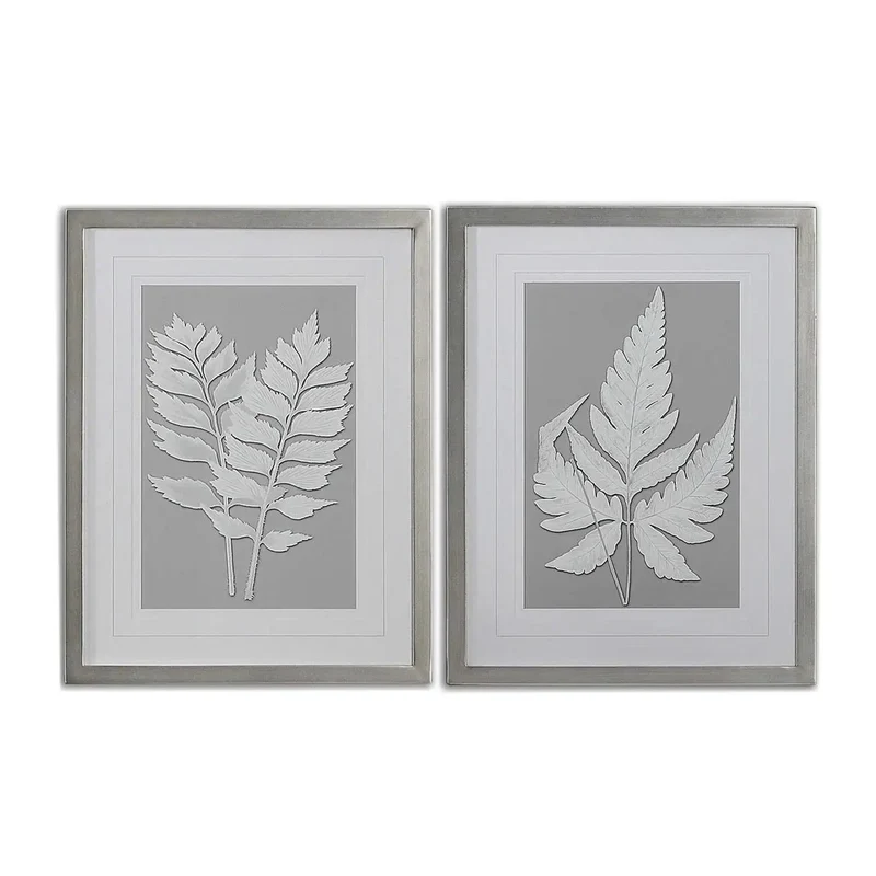 Cuadros de Moonlight Ferns - Set de 2