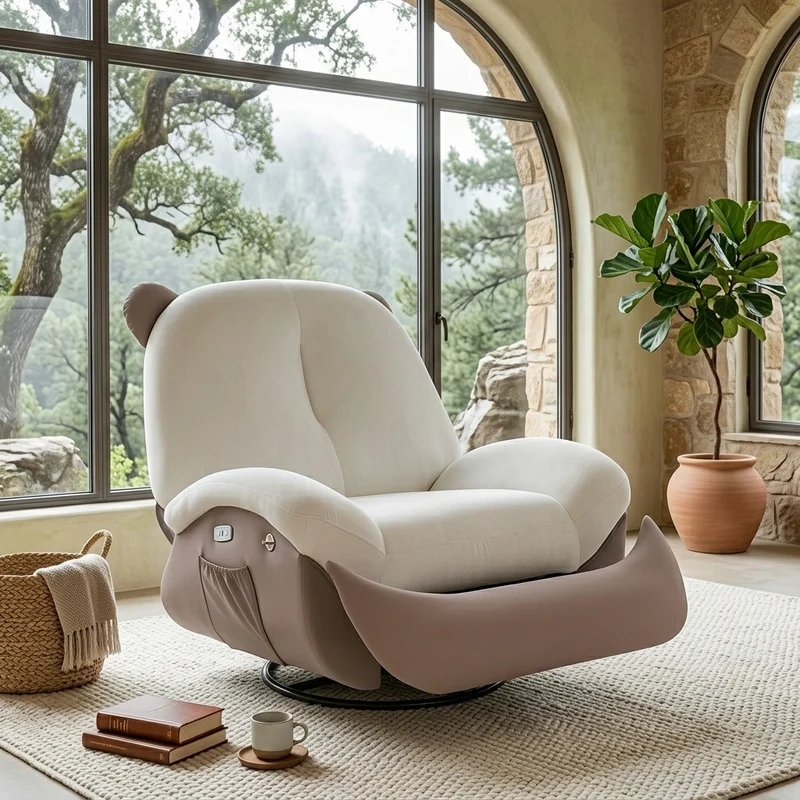 Ergonomic Comfortable Italian Style Rocking Chair