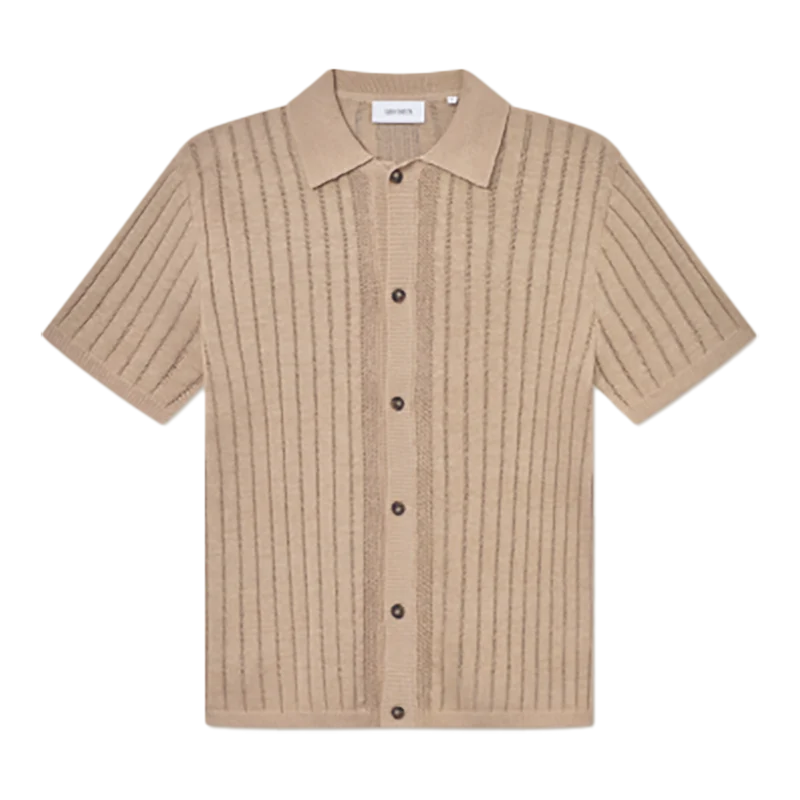 Camisa Manga Corta Floyd Linen Knitted