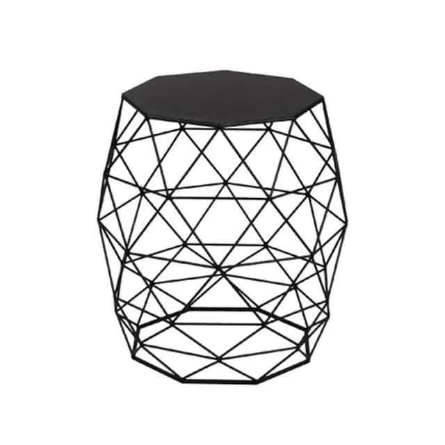 Metal Gold Color End and Side Table
